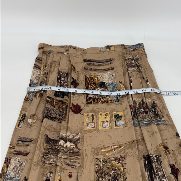 Vintage 90’s Gorpcore Artsy Cabincore Old Western Frontier High Waist Maxi Skirt - Picture 14 of 16